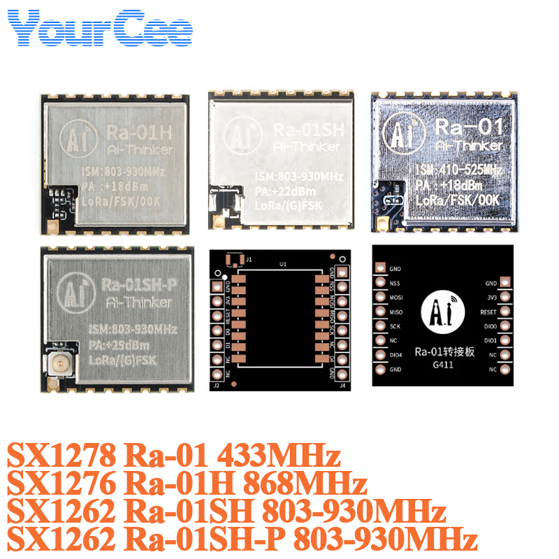 Lora Rfm95 - 10 uds/1 unidad SX1276 LoRa Ra-01H