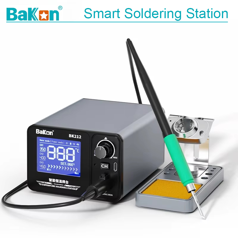Soldering Iron Temperature Probe - Estación de Soldadura Inteligente Bakon BK212