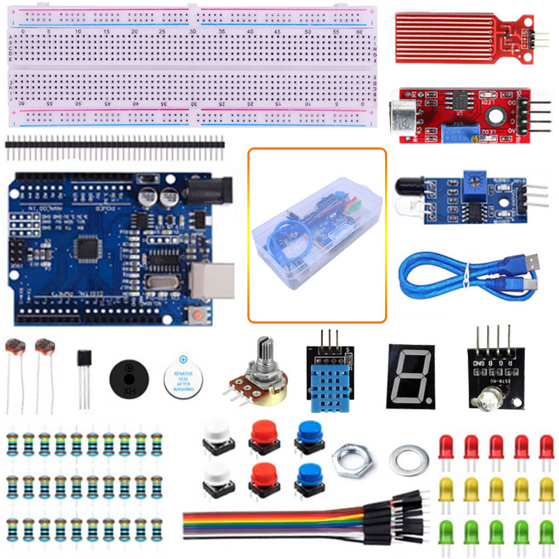 Componentes del Kit básico R3, - Dht11 reseña y precio