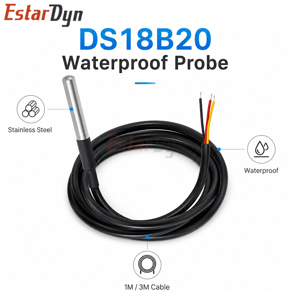 Sensor de Temperatura Digital  - Ds18B20 reseña y precio