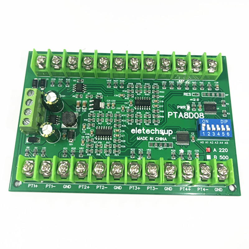 PTA8D08 8AI RS485 entrada anal - Ds18B20 reseña y precio