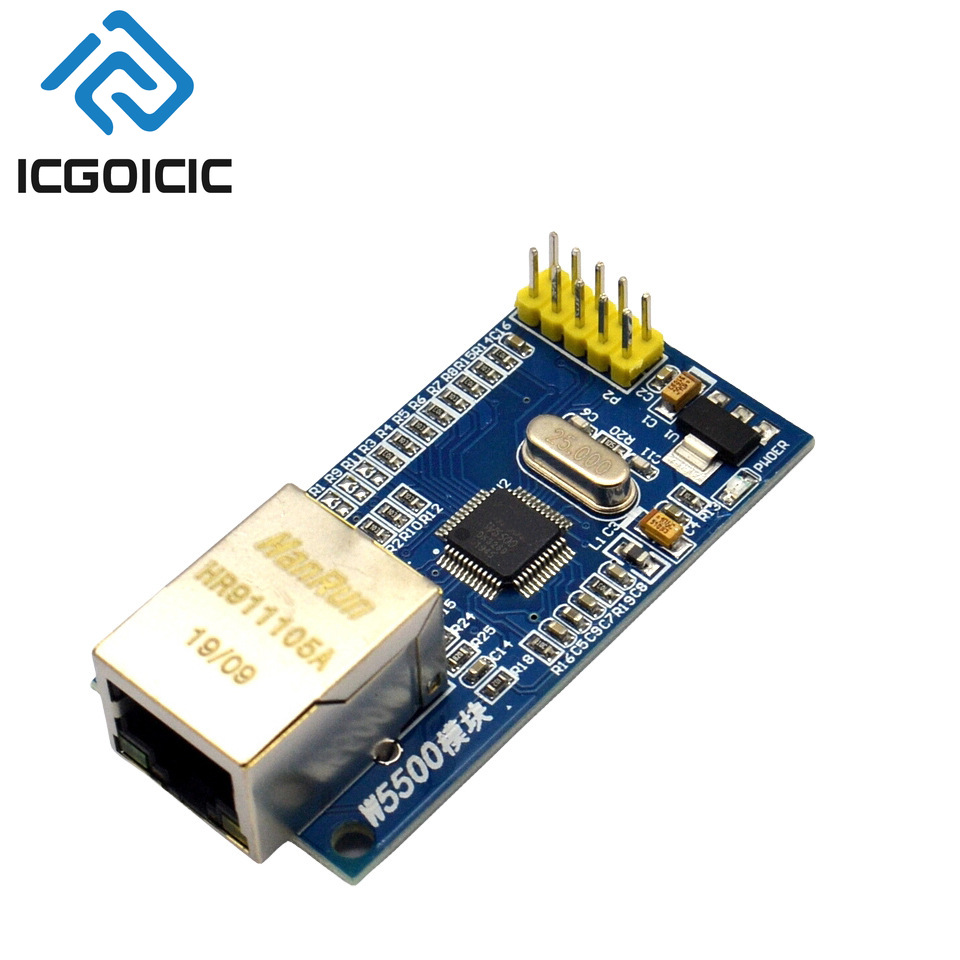 Módulo Ethernet W5500 – TCP/IP - Ethernet W5500 reseña y precio